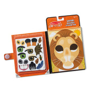 Make-a-Face – Safari Reusable Sticker Pad – On the Go Travel Activity S7