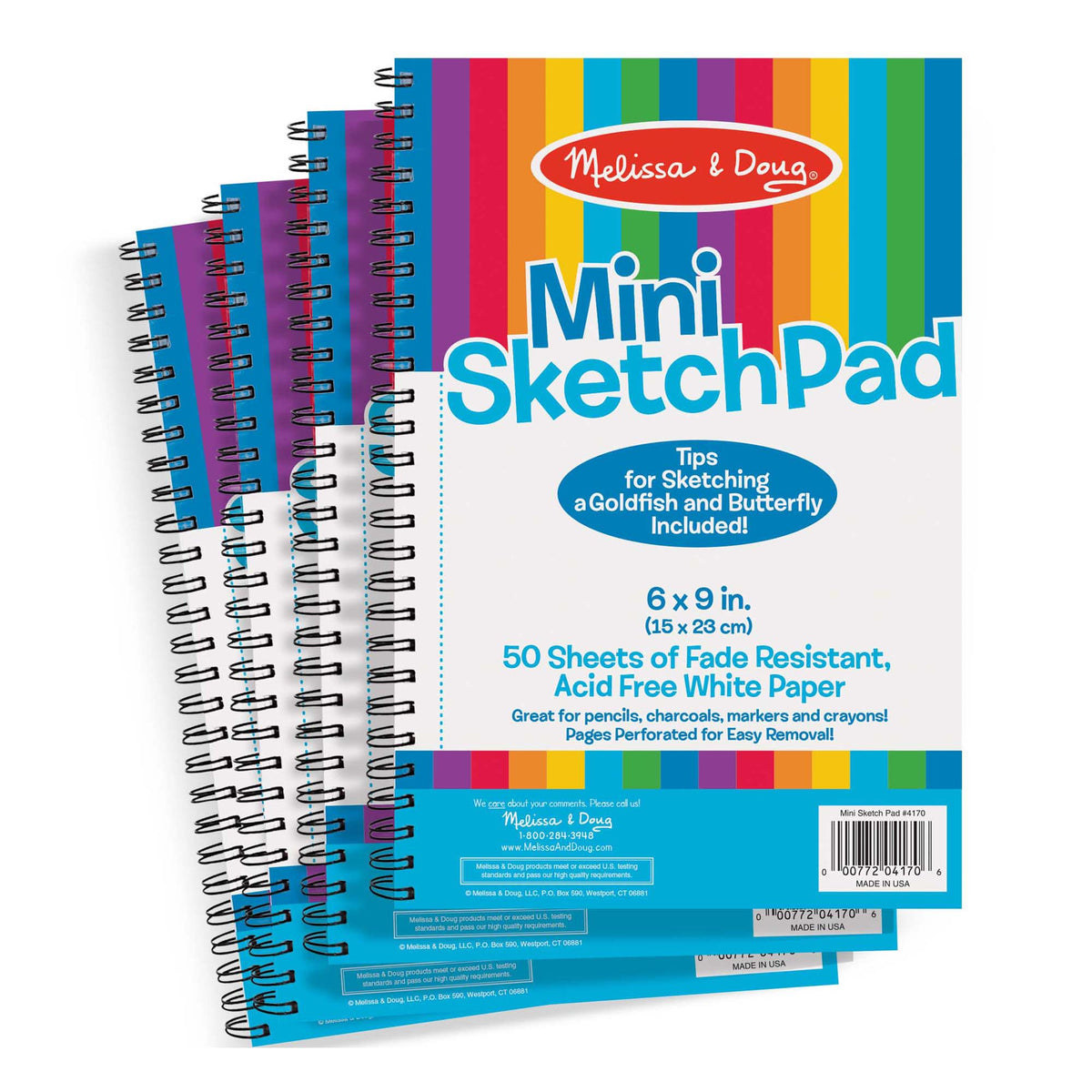 Mini Sketch Pad 4-Pack B5