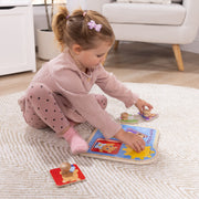Ms. Rachel™ Wooden Peek-a-Boo Jumbo Peg Puzzle – 4 Pieces X2