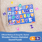 Ms. Rachel™  Wooden Phonics Alphabet Sound Puzzle - 26 Pieces Z4