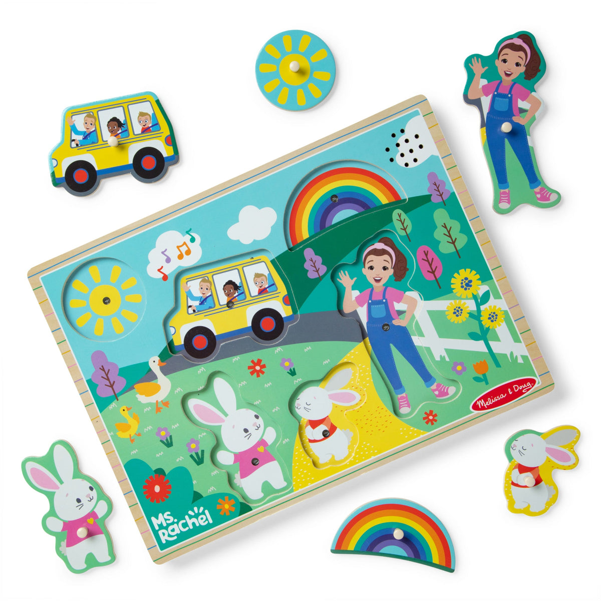 Ms. Rachel™ Wooden Song Puzzle – 6 Pieces S1