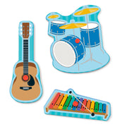 Musical Instruments Sound Puzzle - 8 Pieces Q1