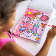 My First Paint With Water Kids' Art Pad With Paintbrush - Cheerleaders, Flowers, Fairies, and More H5