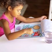 My First Paint With Water Kids' Art Pad With Paintbrush - Cheerleaders, Flowers, Fairies, and More H5