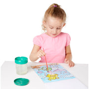 My First Paint With Water Kids' Art Pad With Paintbrush - Cheerleaders, Flowers, Fairies, and More H5