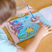 My First Paint With Water Kids' Art Pad With Paintbrush - Pirates, Space, Construction, and More J4
