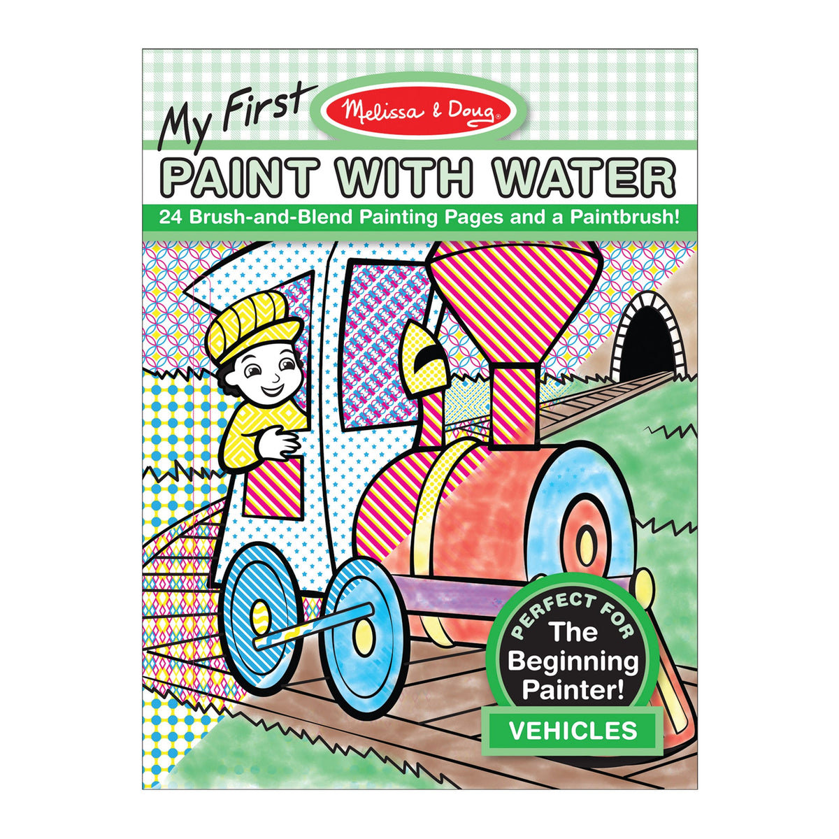 My First Paint with Water - Vehicles F0