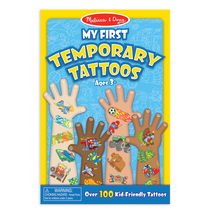 My First Temporary Tattoos: 100+ Kid-Friendly Tattoos - Adventure, Creatures, Sports, and More K0