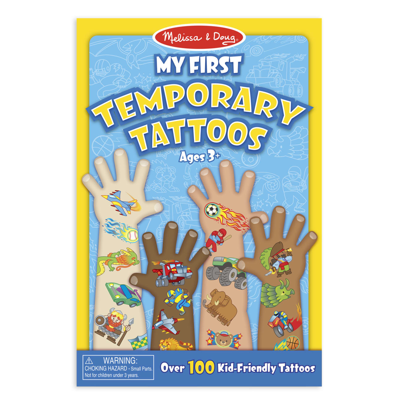 My First Temporary Tattoos: 100+ Kid-Friendly Tattoos - Adventure, Creatures, Sports, and More X5