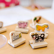 My First Wooden Stamp Set - Farm Animals S8