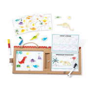 Natural Play: Play, Draw, Create Reusable Drawing & Magnet Kit – Dinosaurs M4