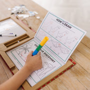 Natural Play: Play, Draw, Create Reusable Drawing & Magnet Kit – Dinosaurs M4