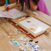 Natural Play: Play, Draw, Create Reusable Drawing & Magnet Kit – Dinosaurs M4
