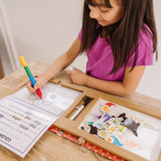 Natural Play: Play, Draw, Create Reusable Drawing & Magnet Kit – Dinosaurs M4