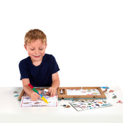 Natural Play: Play, Draw, Create Reusable Drawing & Magnet Kit – Ocean L3