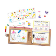 Natural Play: Play, Draw, Create Reusable Drawing & Magnet Kit – Princesses L9