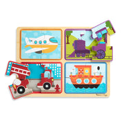 Natural Play Wooden Puzzle: Ready, Set, Go I6