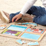 Natural Play Wooden Puzzle: Ready, Set, Go I6