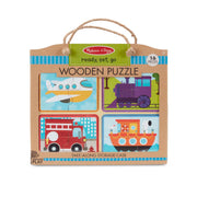 Natural Play Wooden Puzzle: Ready, Set, Go I6