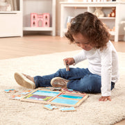 Natural Play Wooden Puzzle: Ready, Set, Go I6