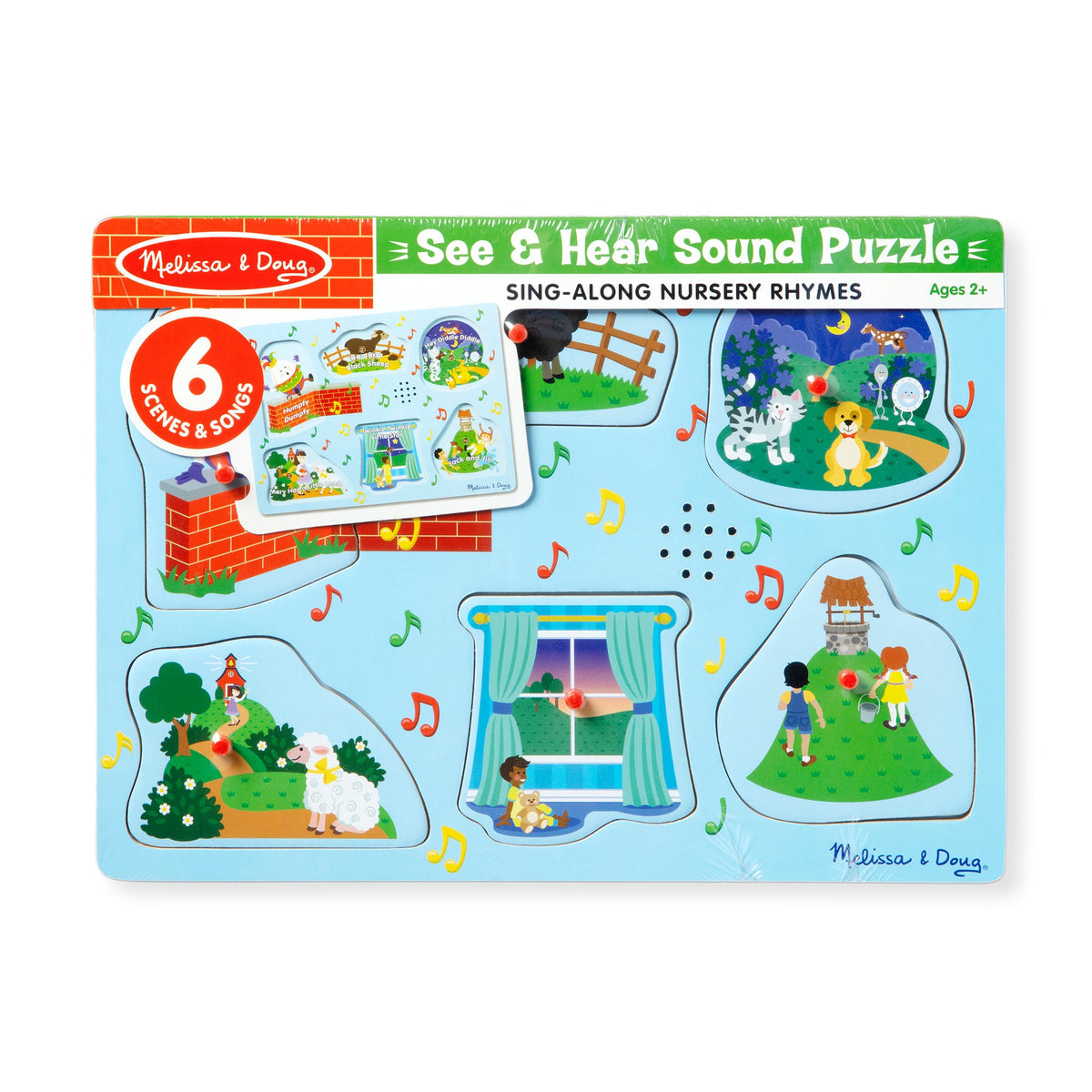 Nursery Rhymes 2 Sound Puzzle - 6 PIeces J5