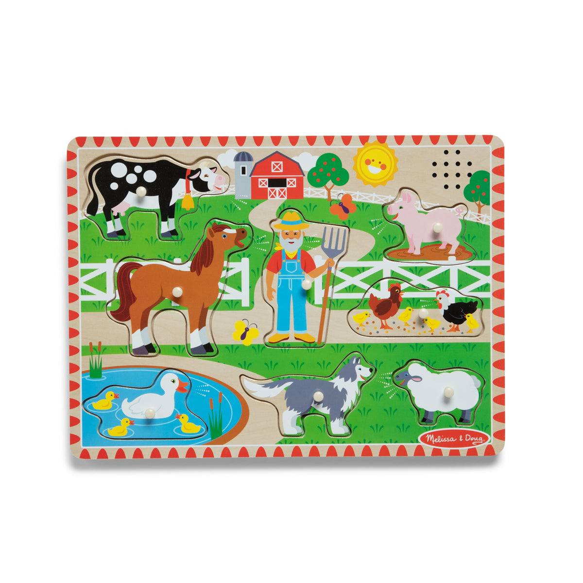 Old MacDonald's Farm Song Puzzle - 8 Pieces J0