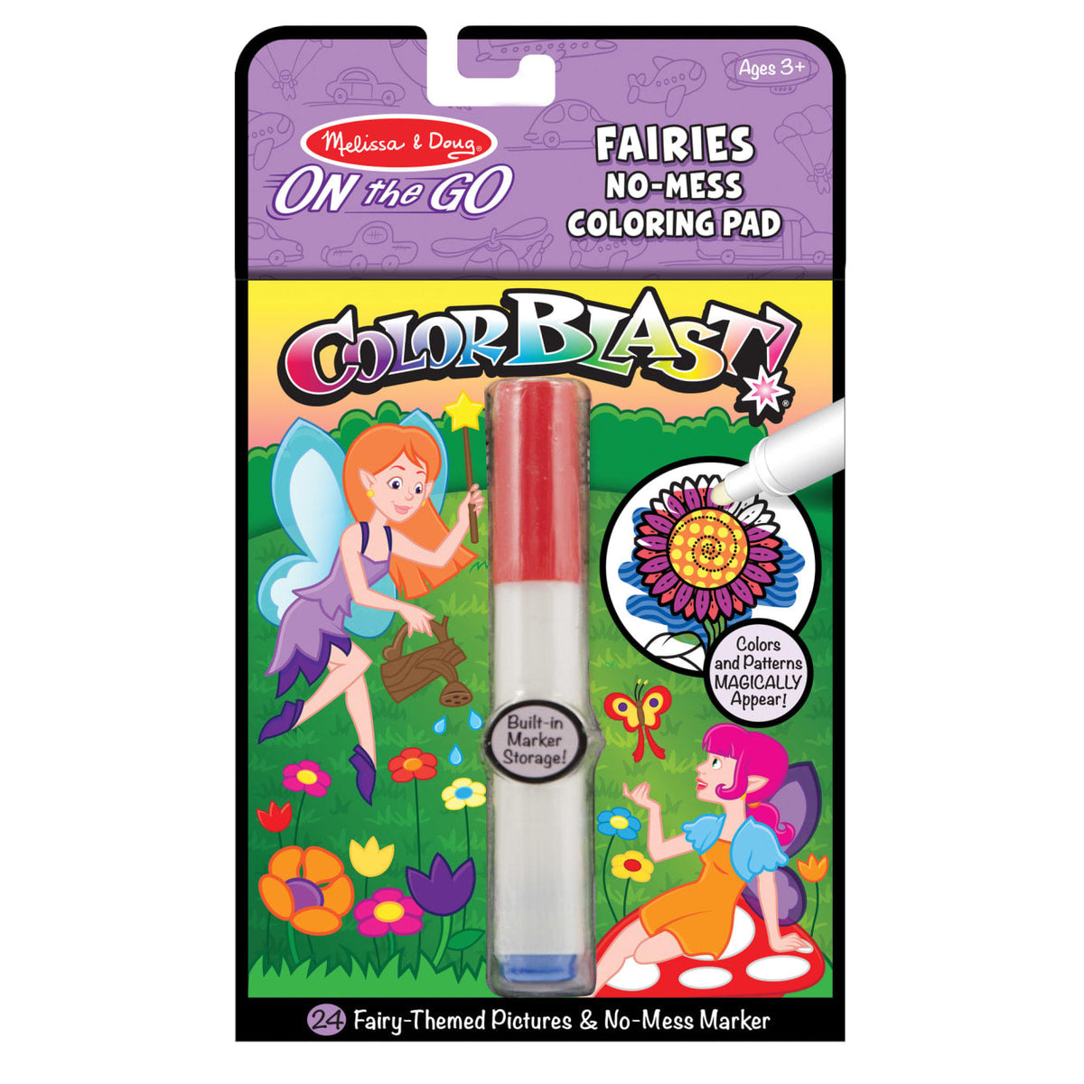 On the Go ColorBlast No-Mess Coloring Pad - Fairies Y5