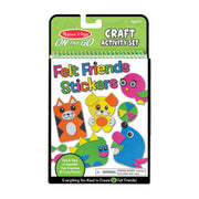 On-the-Go Felt Friends Stickers Craft Activity Set L3