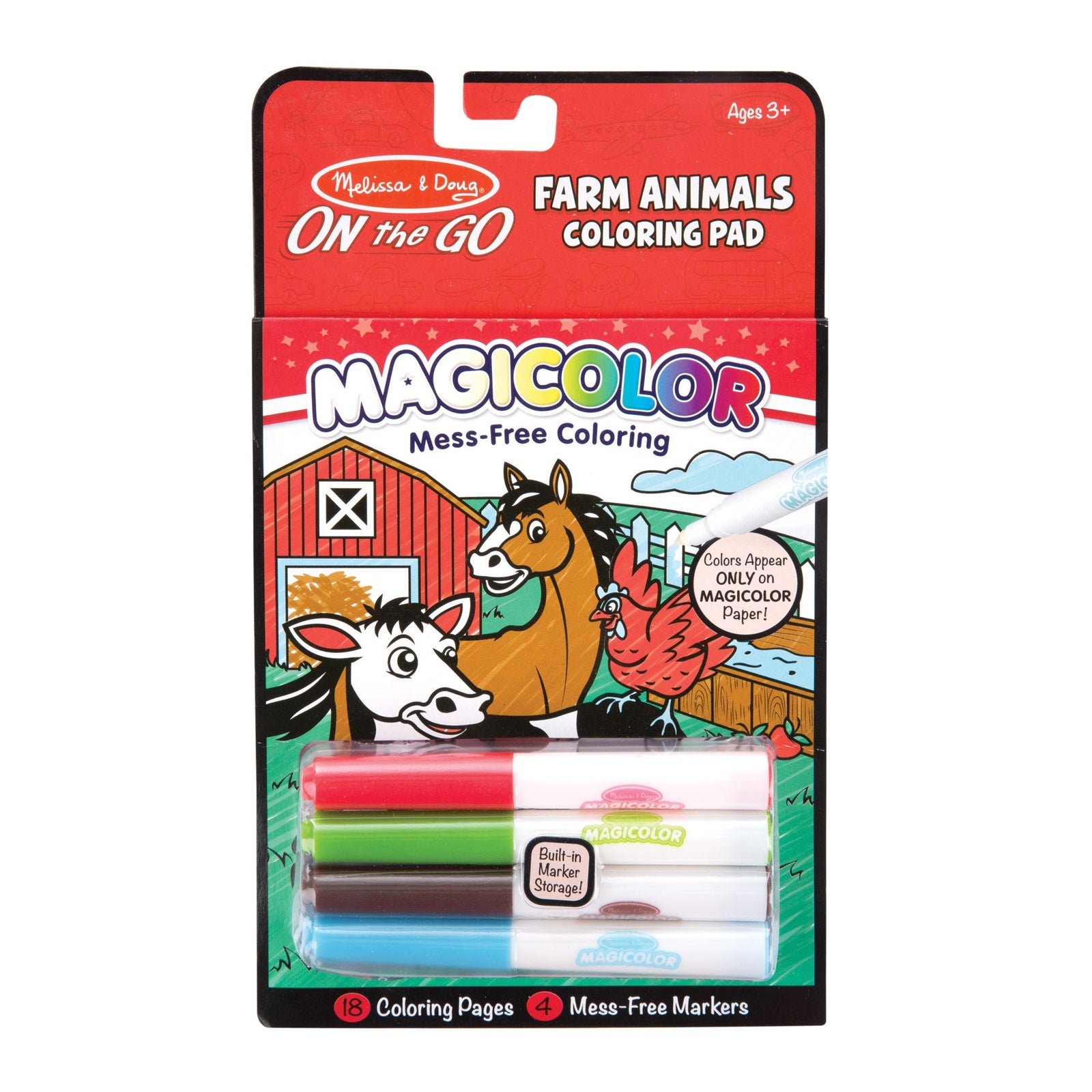 On the Go Magicolor Coloring Pad - Farm Animals C9