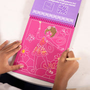 On the Go Scratch Art Color Reveal Pad - Fairy Tales G9