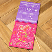 On the Go Scratch Art Color Reveal Pad - Fairy Tales G9