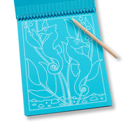 On the Go Scratch Art Color-Reveal Pad -  Sea Life W7