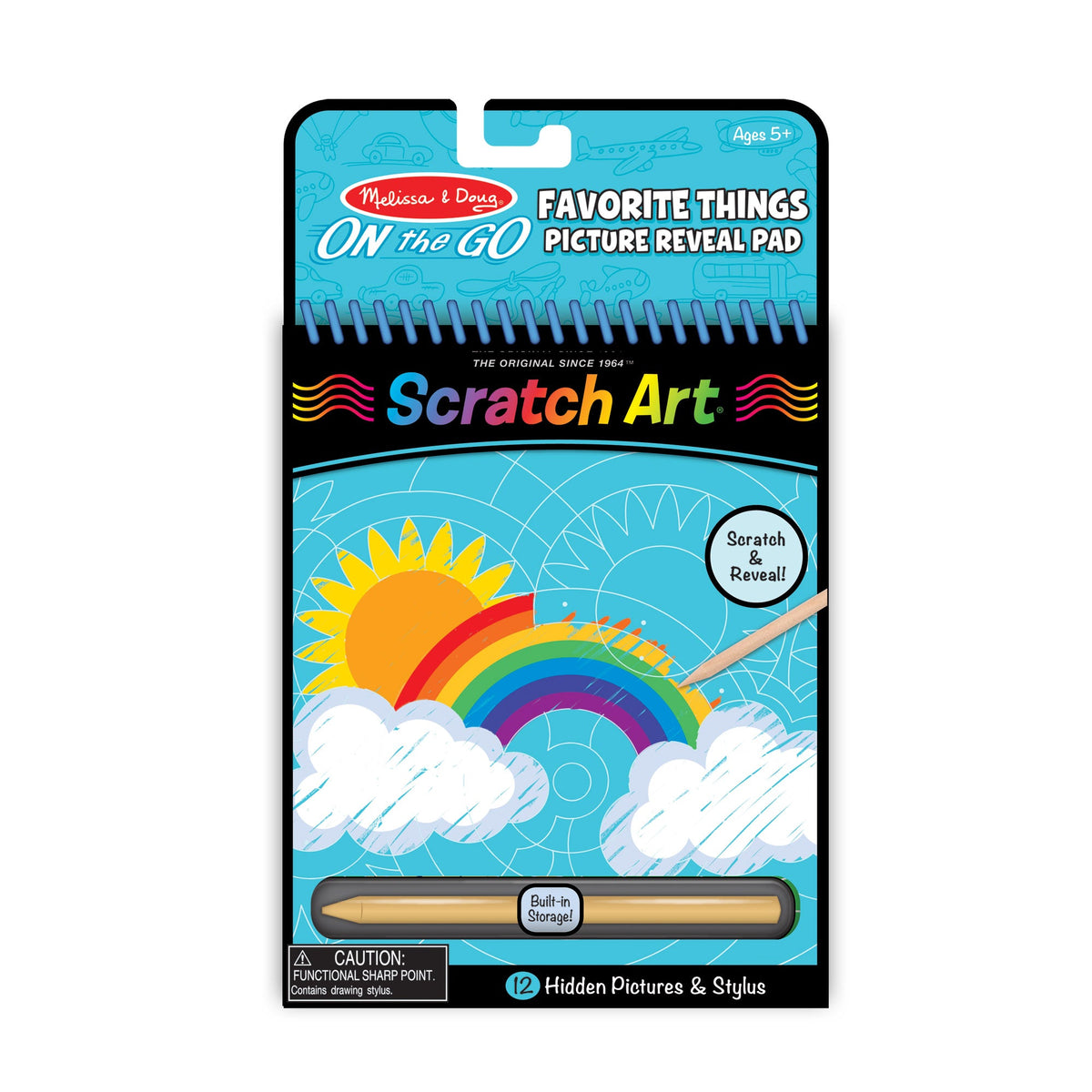 On the Go Scratch Art Picture Reveal Pad - Favorite Things Y3