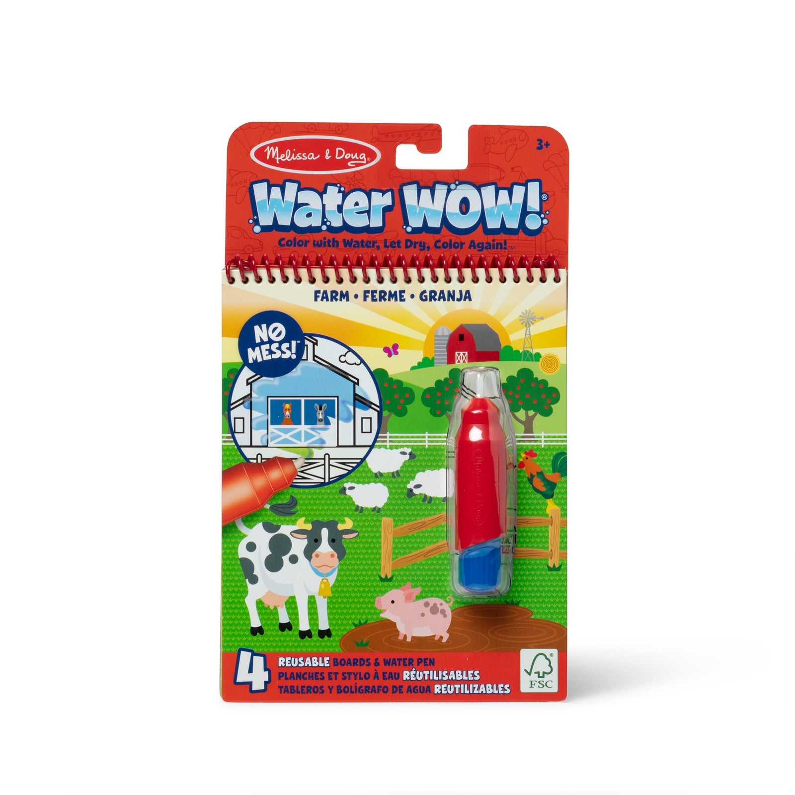 On the Go Water WOW! Color Reveal Pad - Farm M2