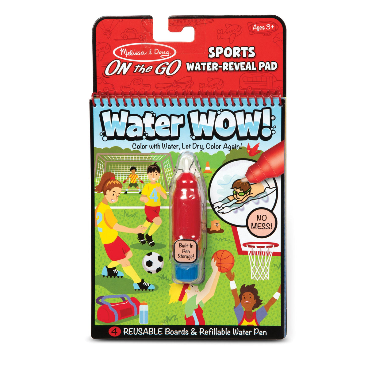 On the Go Water WOW!® Water-Reveal Activity Pad – Sports M2