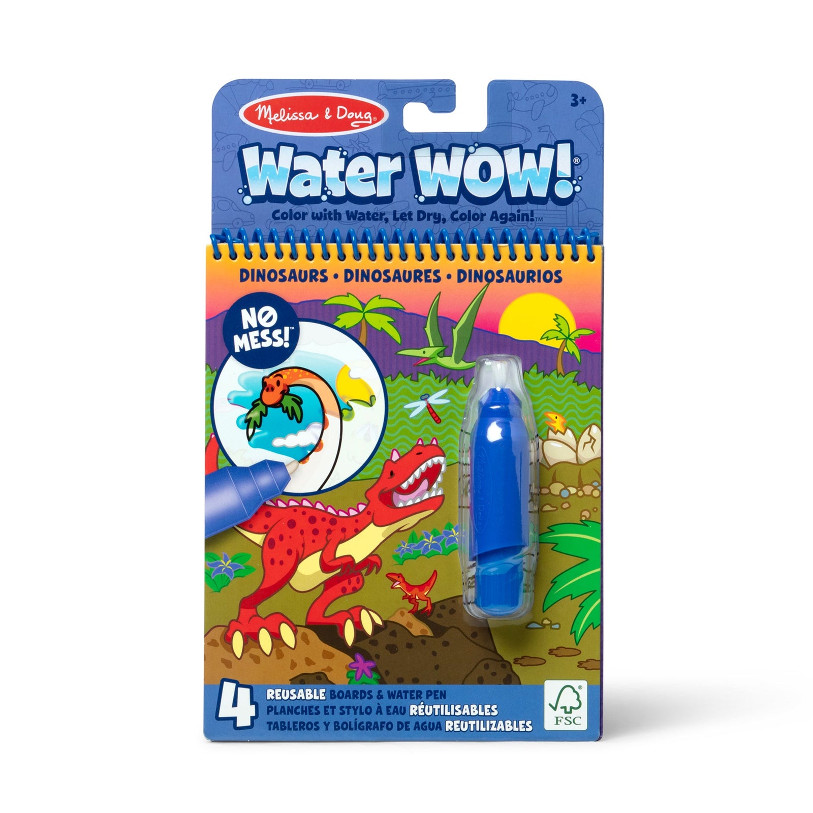 On the Go Water Wow! Water-Reveal Pad – Dinosaurs A7