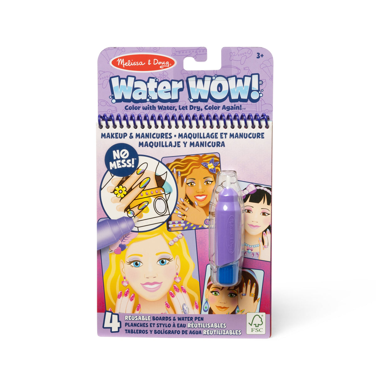 On the Go Water Wow! Water-Reveal Pad - Makeup & Manicures A1