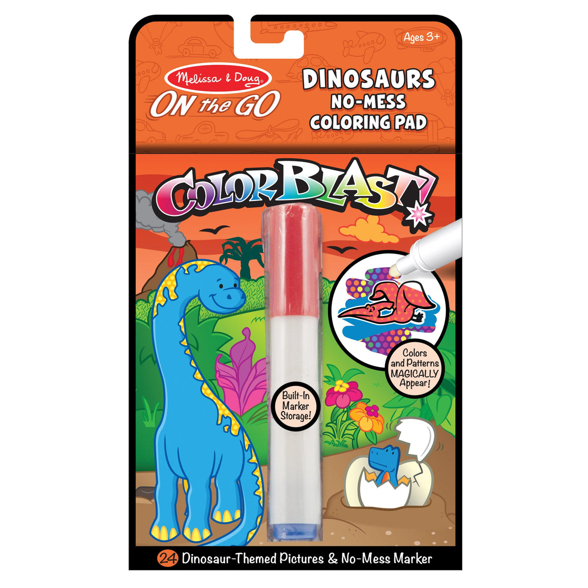 On the Go™ ColorBlast Color Reveal Pad – Dinosaur D6