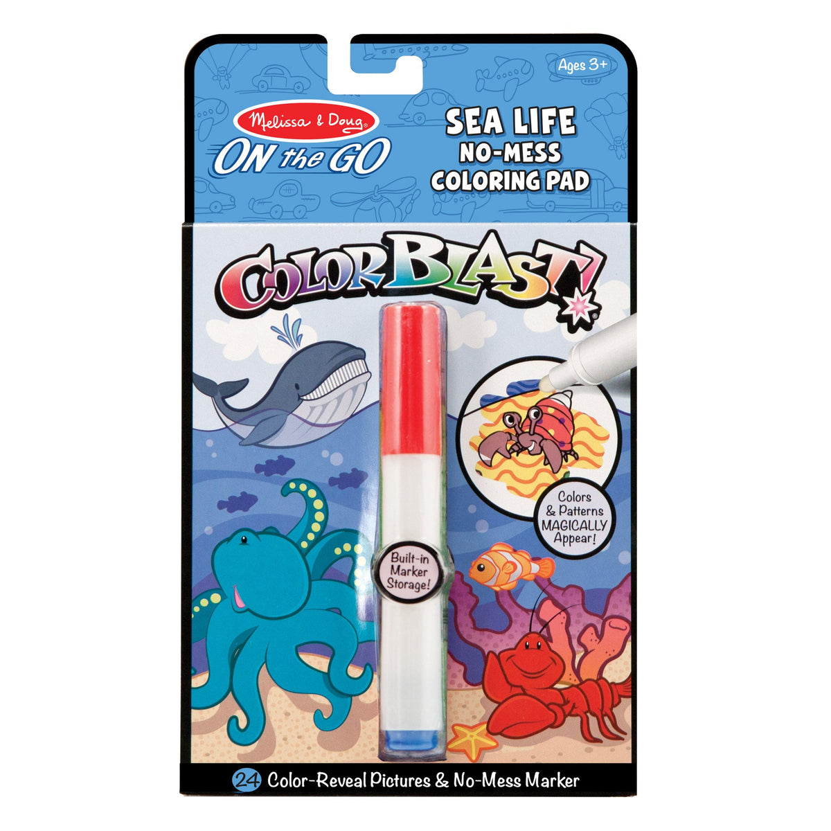 On the Go™ ColorBlast Color Reveal Pad – Sea Life O3