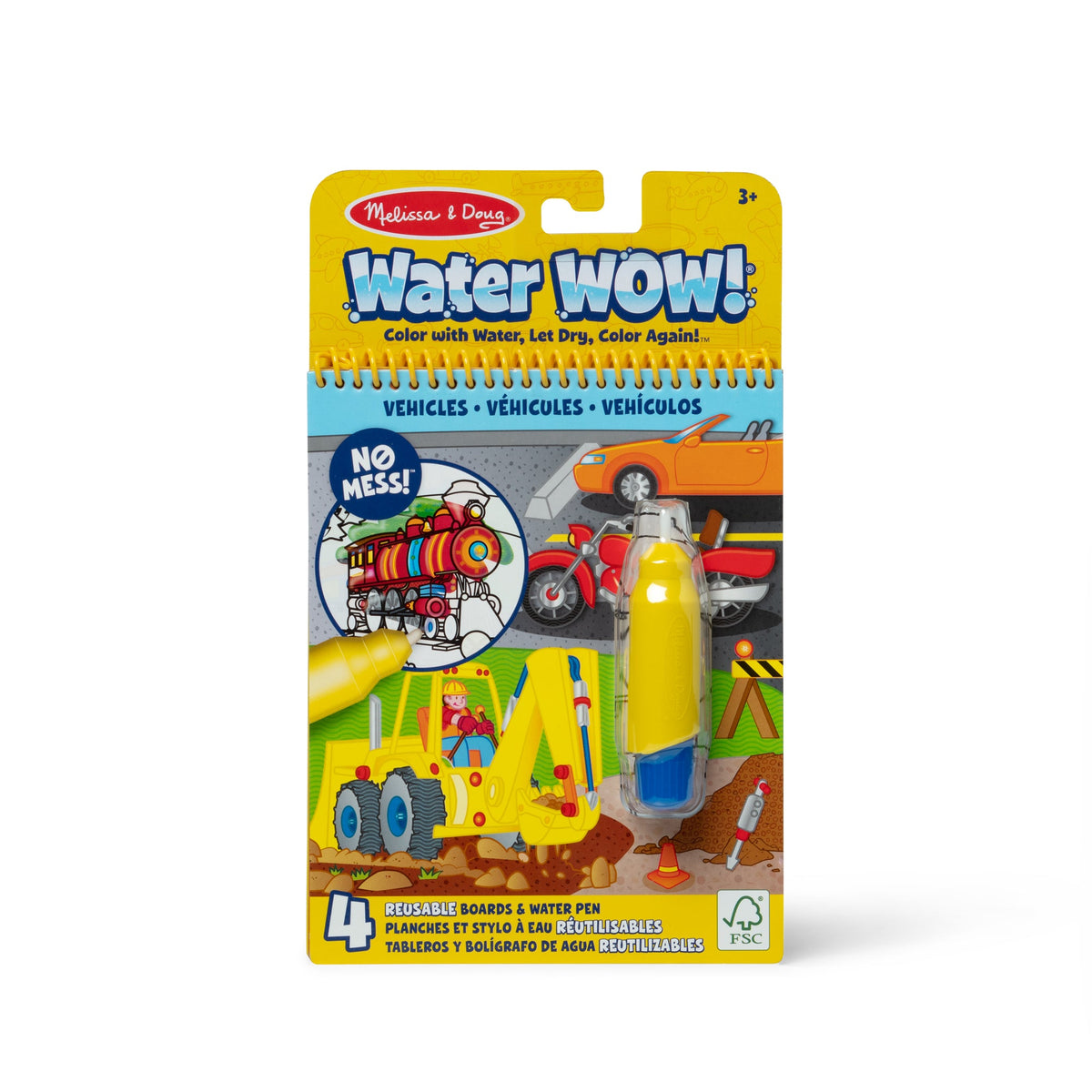On the Go™ Water WOW!® Water Reveal Pad – Vehicles J0