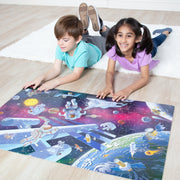 Outer Space Glow-in-the-Dark Floor Puzzle – 48 Pieces H6