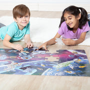 Outer Space Glow-in-the-Dark Floor Puzzle – 48 Pieces H6