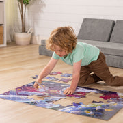 Outer Space Glow-in-the-Dark Floor Puzzle – 48 Pieces H6
