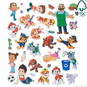 PAW Patrol Restickable Puffy Stickers - Adventure Bay K5