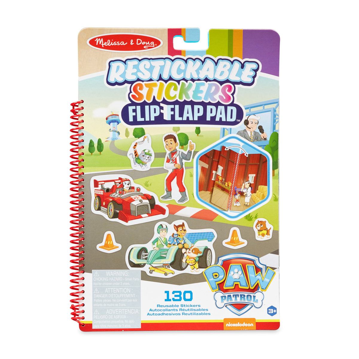PAW Patrol Restickable Stickers Flip-Flap Pad - Classic Missions C1