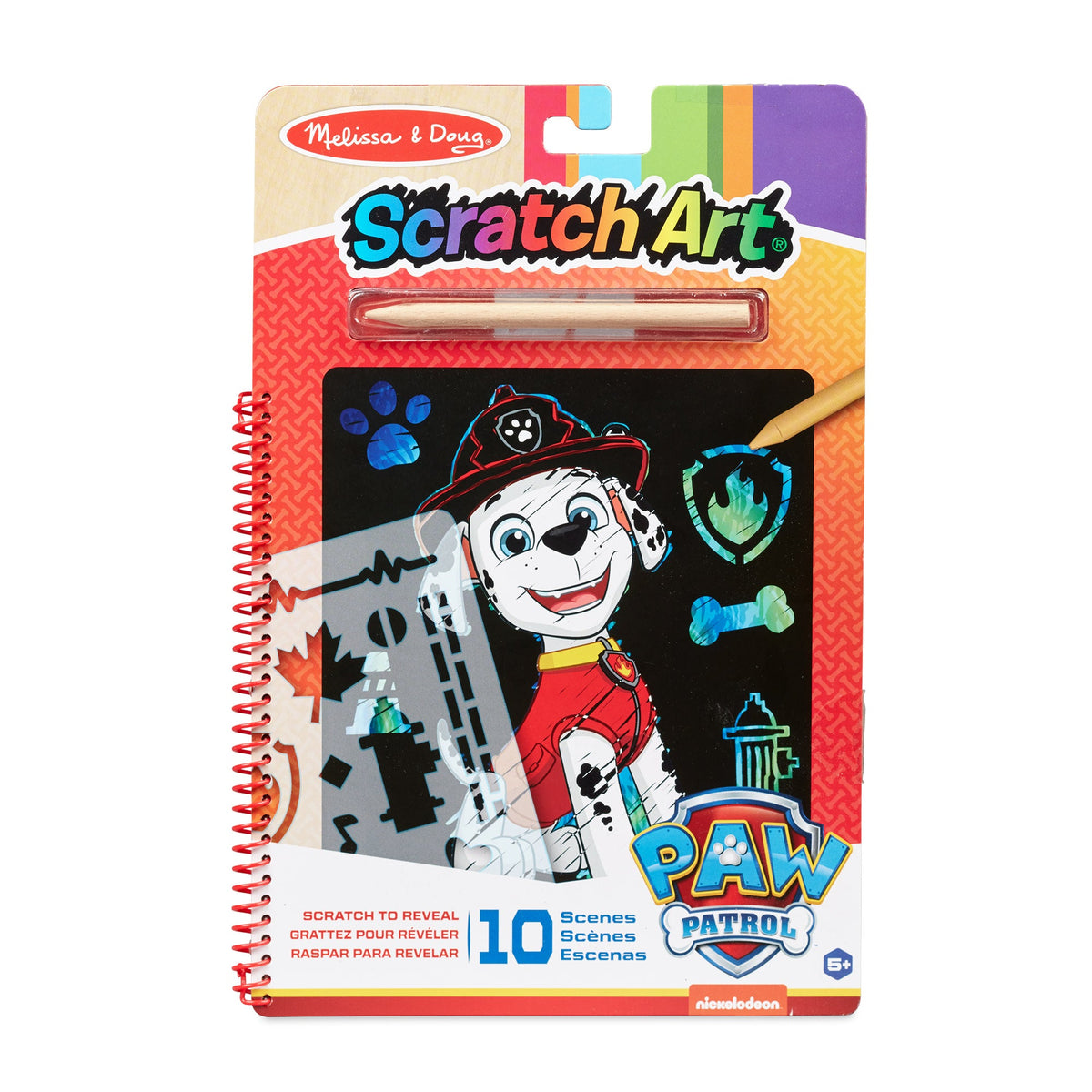 PAW Patrol Scratch Art Pad - Marshall S7
