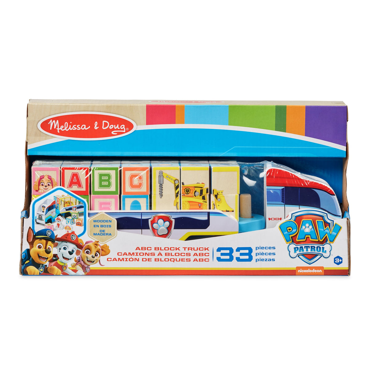 PAW Patrol Wooden ABC Block Truck S1