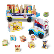 PAW Patrol Wooden ABC Block Truck W9