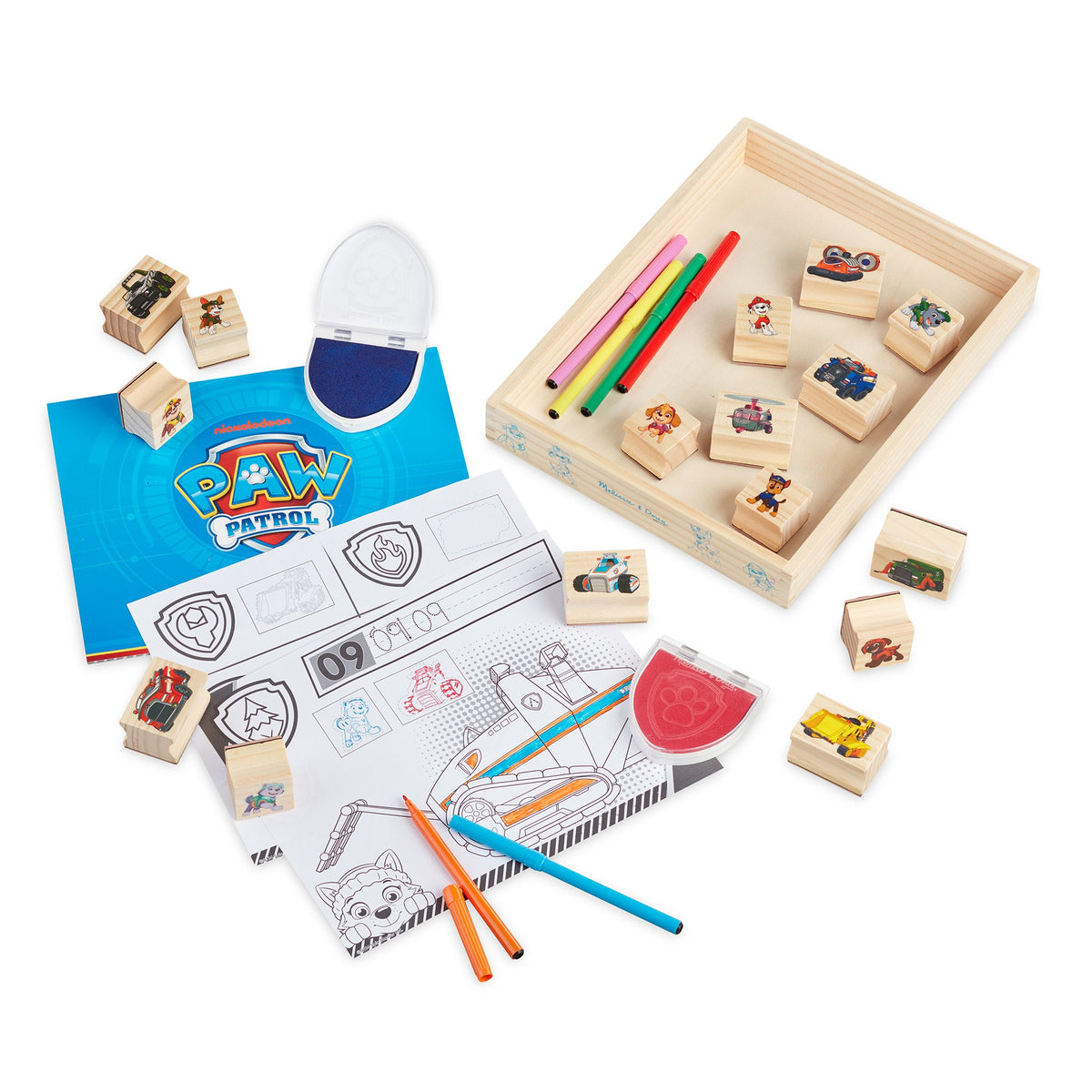 PAW Patrol Wooden Stamps Activity Set B1