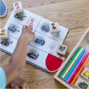 PAW Patrol Wooden Stamps Activity Set X9
